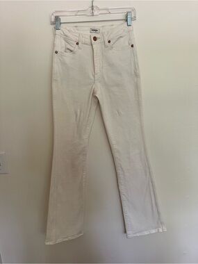 Wrangler white jeans